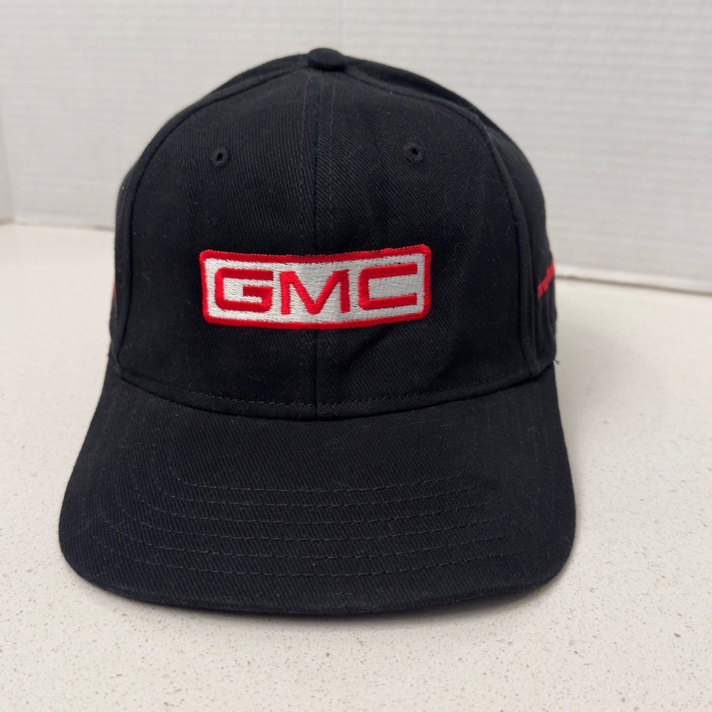 GMC Hat Baseball Cap Turner Adjustable Black Logo‎